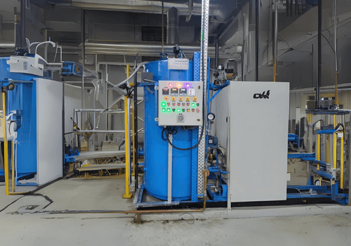 Oil gas fired boilers