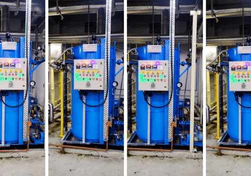 Coal fired steam boiler